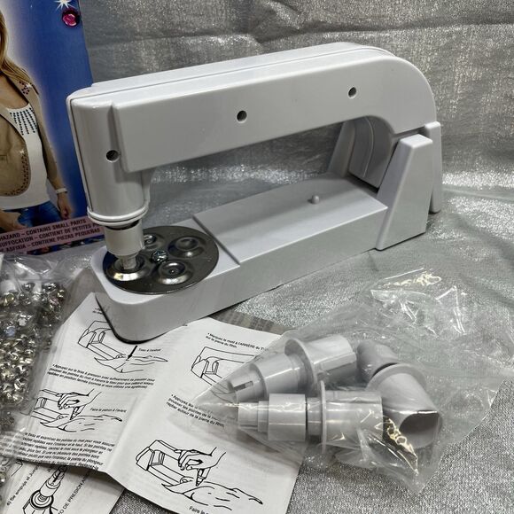 The Original Bedazzler Complete Rhinestones, Studs, Patterns Instructions - Picture 7 of 8